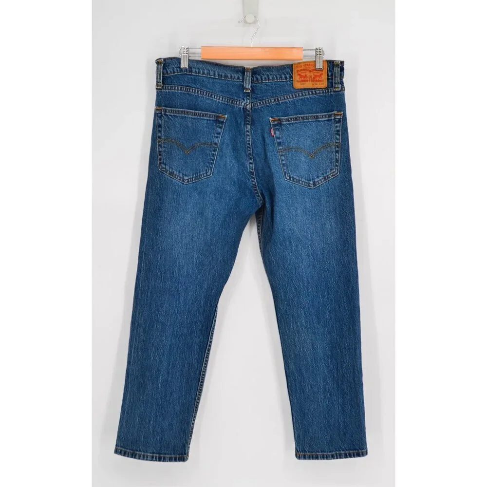 Levi's Men's 512 Slim Taper Jeans Size 34 x 29 Dark Wash 5 Pocket Denim Blue